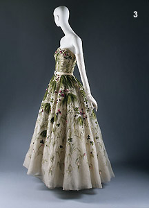 Ball dress of “Chistian Dior” from 1953