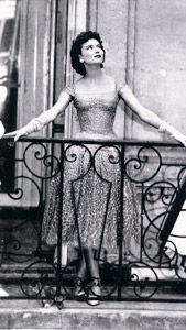 Model of Christian Dior, 1954
