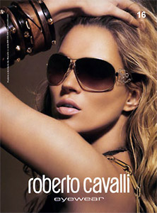 Кейт Мос в реклама на “Роберто Кавали”