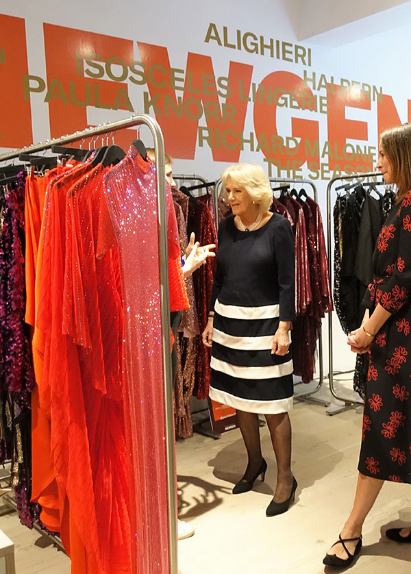 CAMILLA, PRINCE CHARLES’ WIFE, VISITED THE LONDON FASHION WEEK