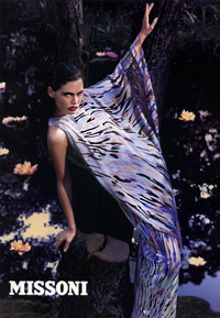 Model of “Missoni”, collection spring-summer 2008