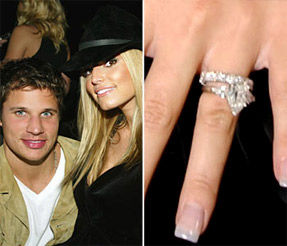 The engagement ring of the young Jessica Simpson