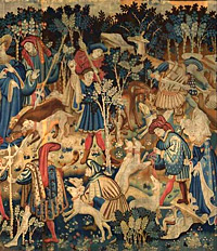 The tapestry „The Devonshire hunters”