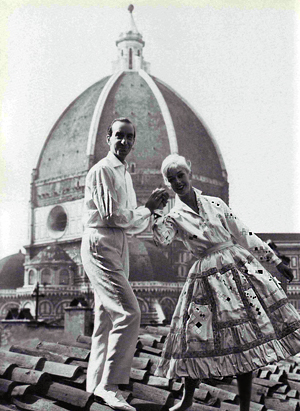 FASHION Designer EMILIO PUCCI at Work in FLORENCE, ITALY 1950s VTG Press  Photo