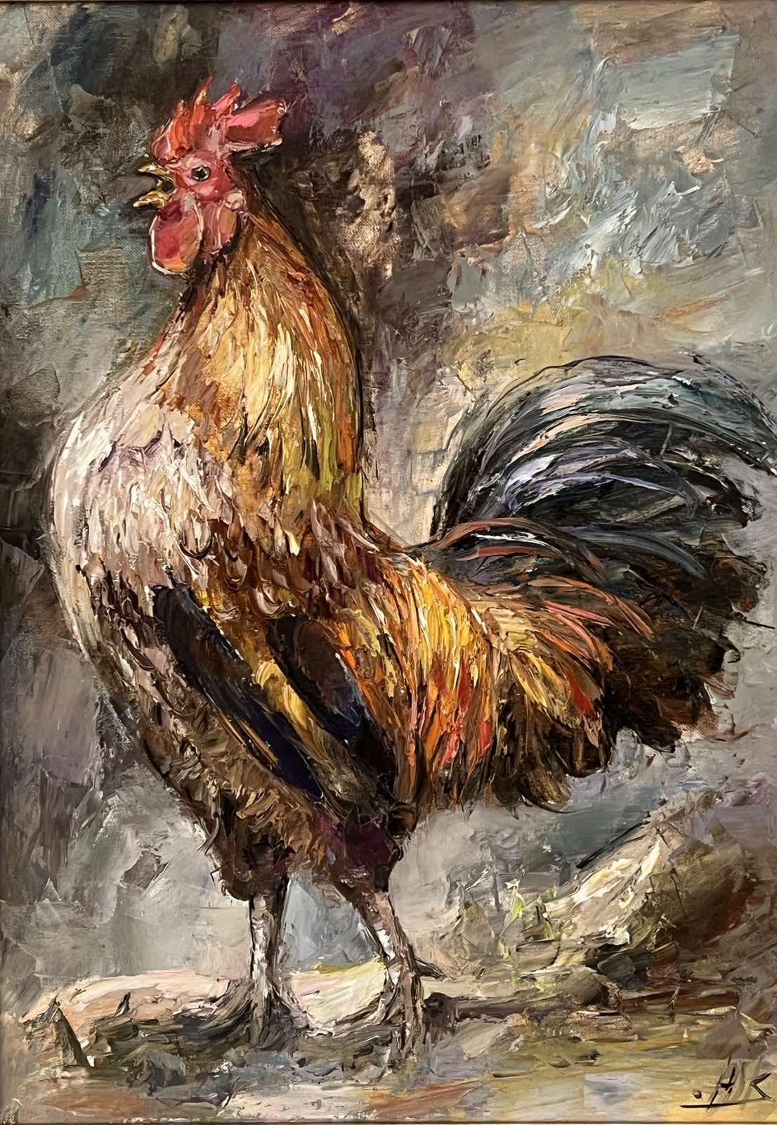 Картини на Юрий Ковачев от изложбата „Споделеност“. Фото: Алма комуникация / Петър Станев