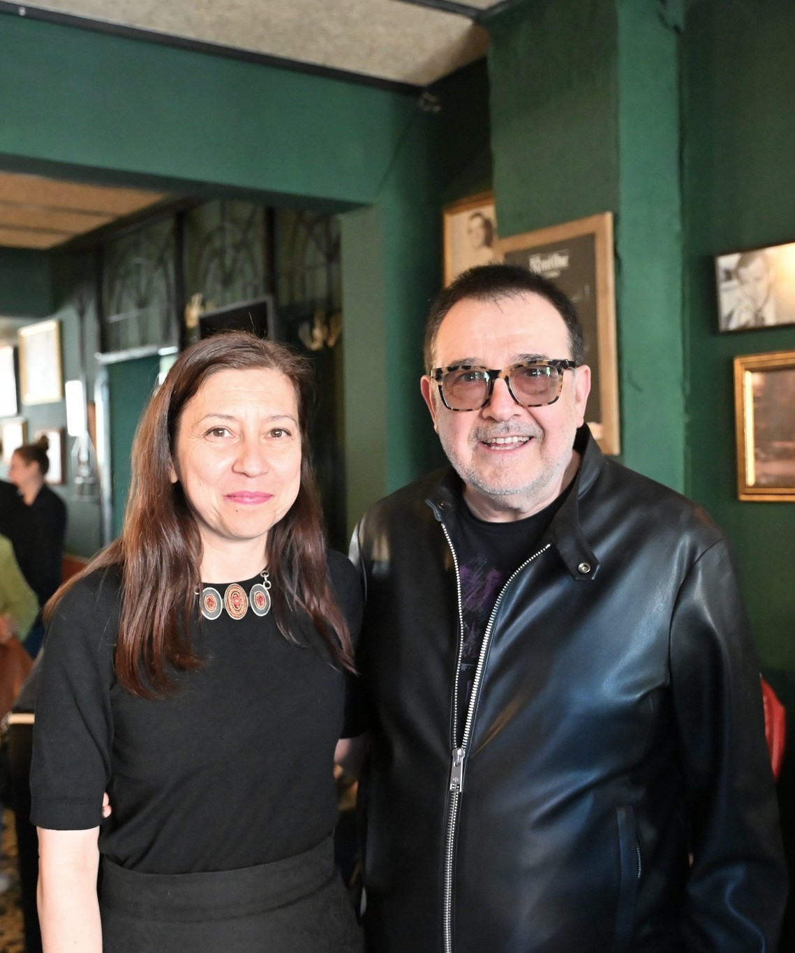 Биляна Генова и проф. Любомир Стойков. Фото: Антонио Георгиев - Хаджихристов